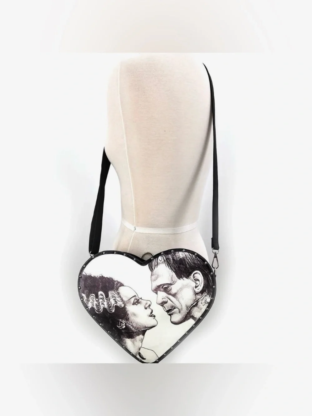 Glow In The Dark Frankenstein & Bride Convertible Bag